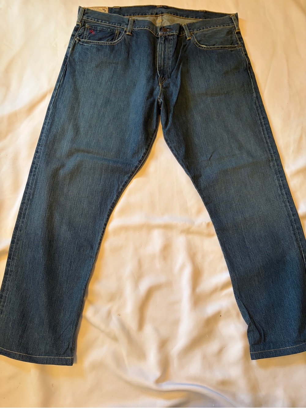 Polo by Ralph Lauren Straight Fit Dark Blue Jeans